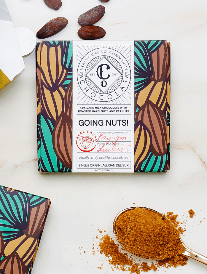 High on Happy 60 % Dark Chocolate with Coconut Sugar - Gluten-Free Chocolate Bar product image